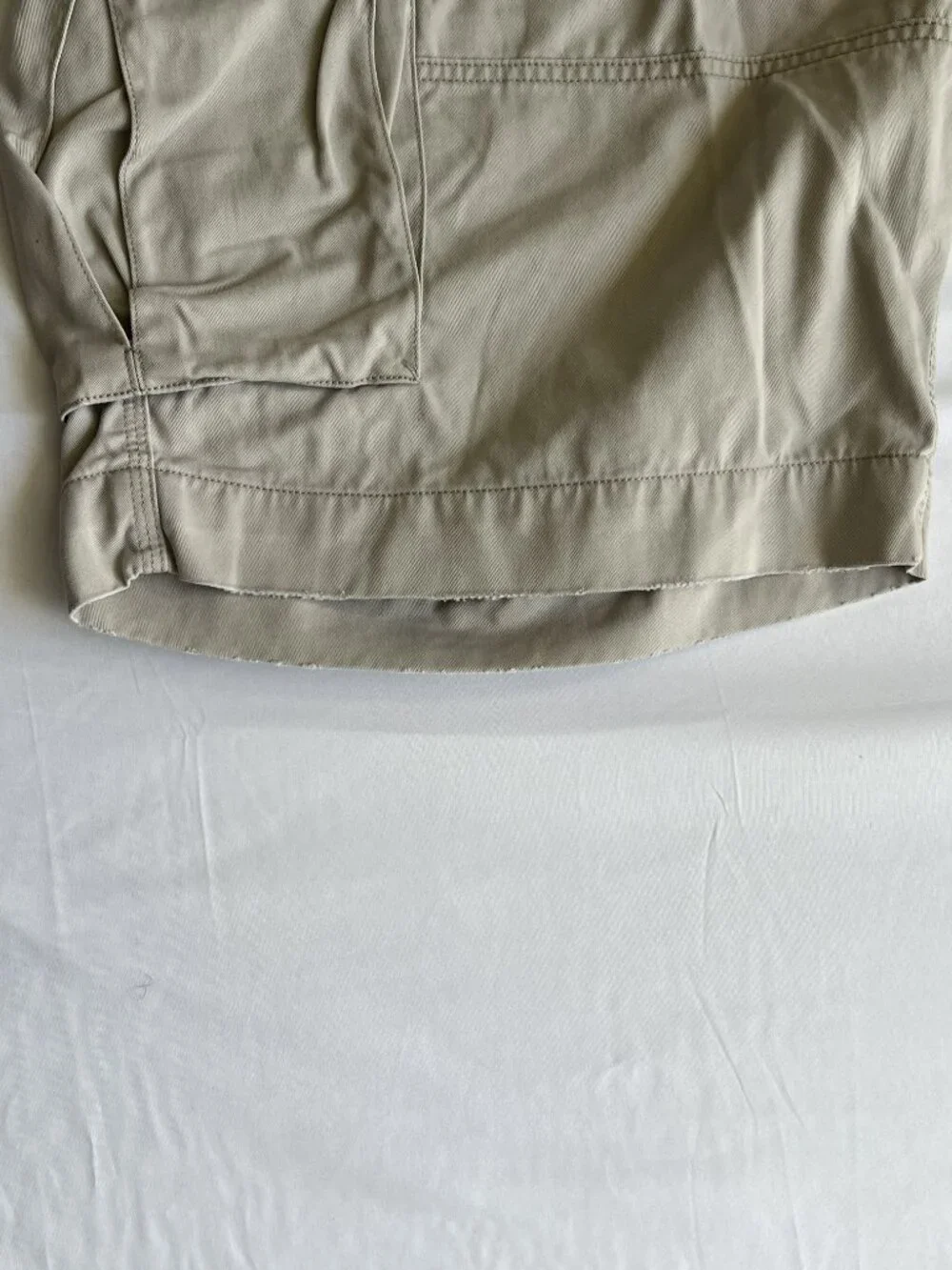 Polo Ralph Lauren Men Cargo Shorts Size 48 Khaki Tan 100% Cotton‎ Big Tall